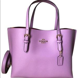 NWT - Coach Mollie Tote 25 in Violet Orchid/Wine